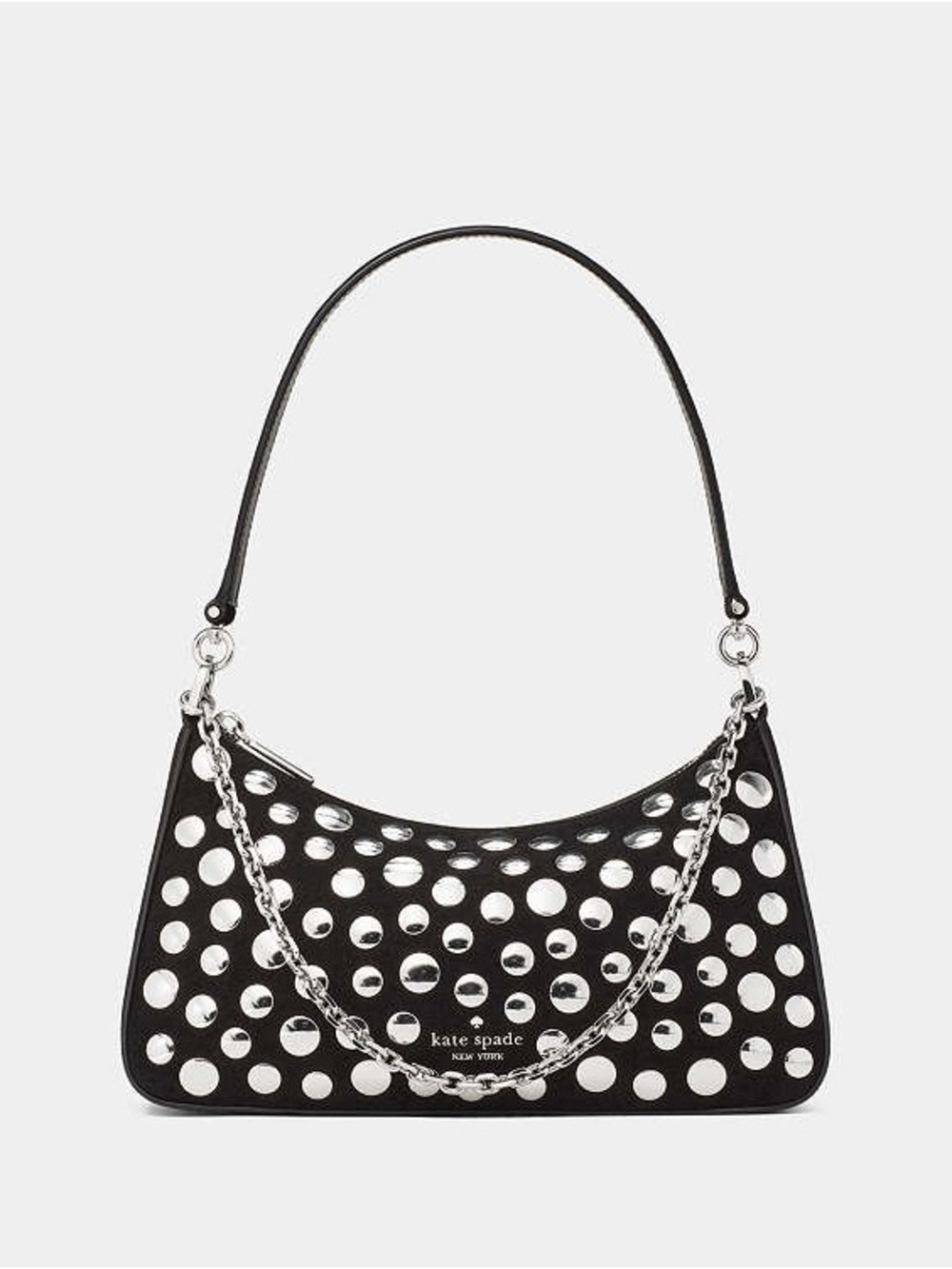 kate spade Margot Studded Shoulder Bag Black Multi